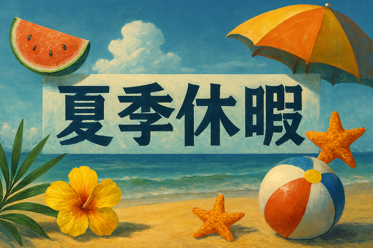 夏季休暇中のご注文の受付・発送について